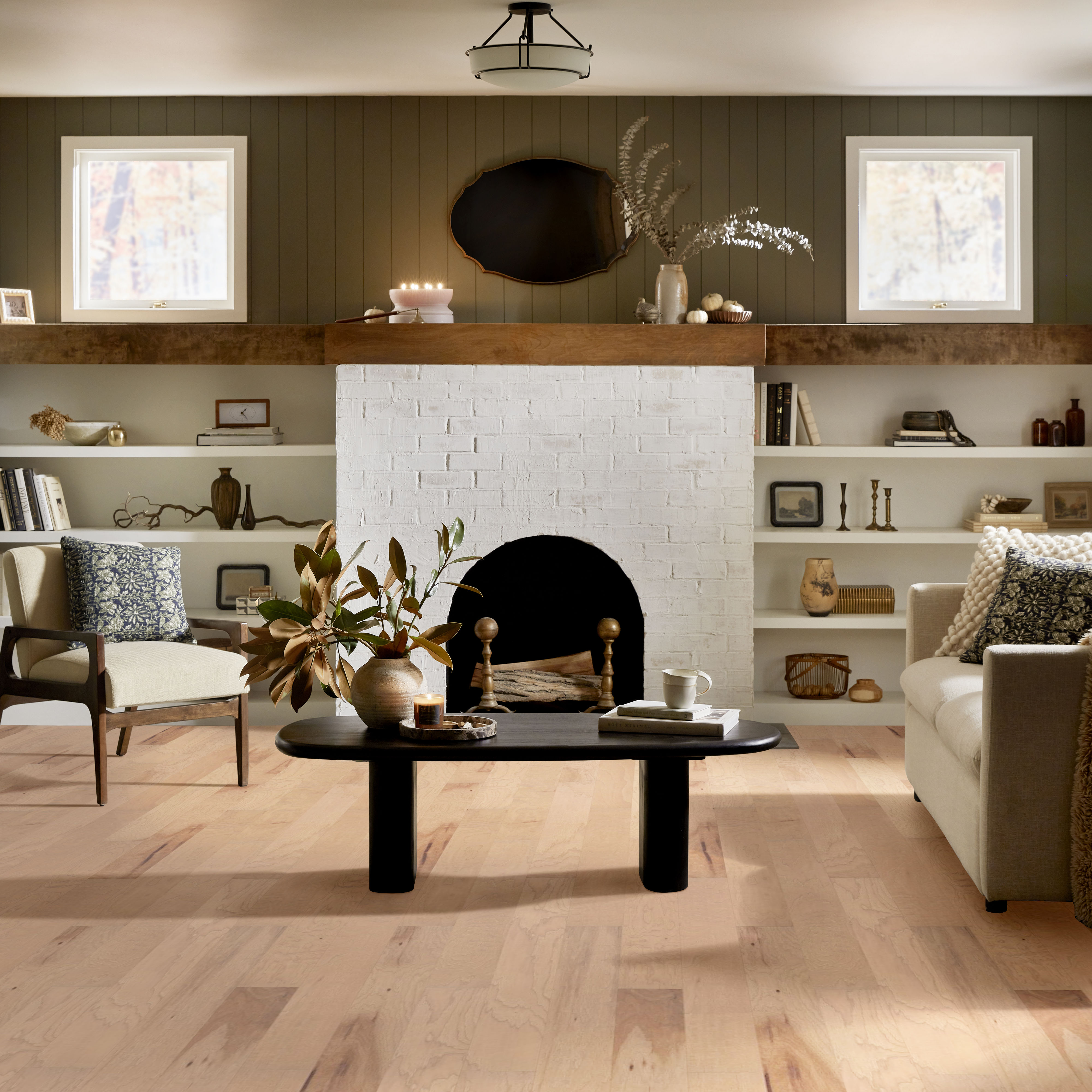 Pebble Hill Hickory 5 - in color Linen | Shaw Floors